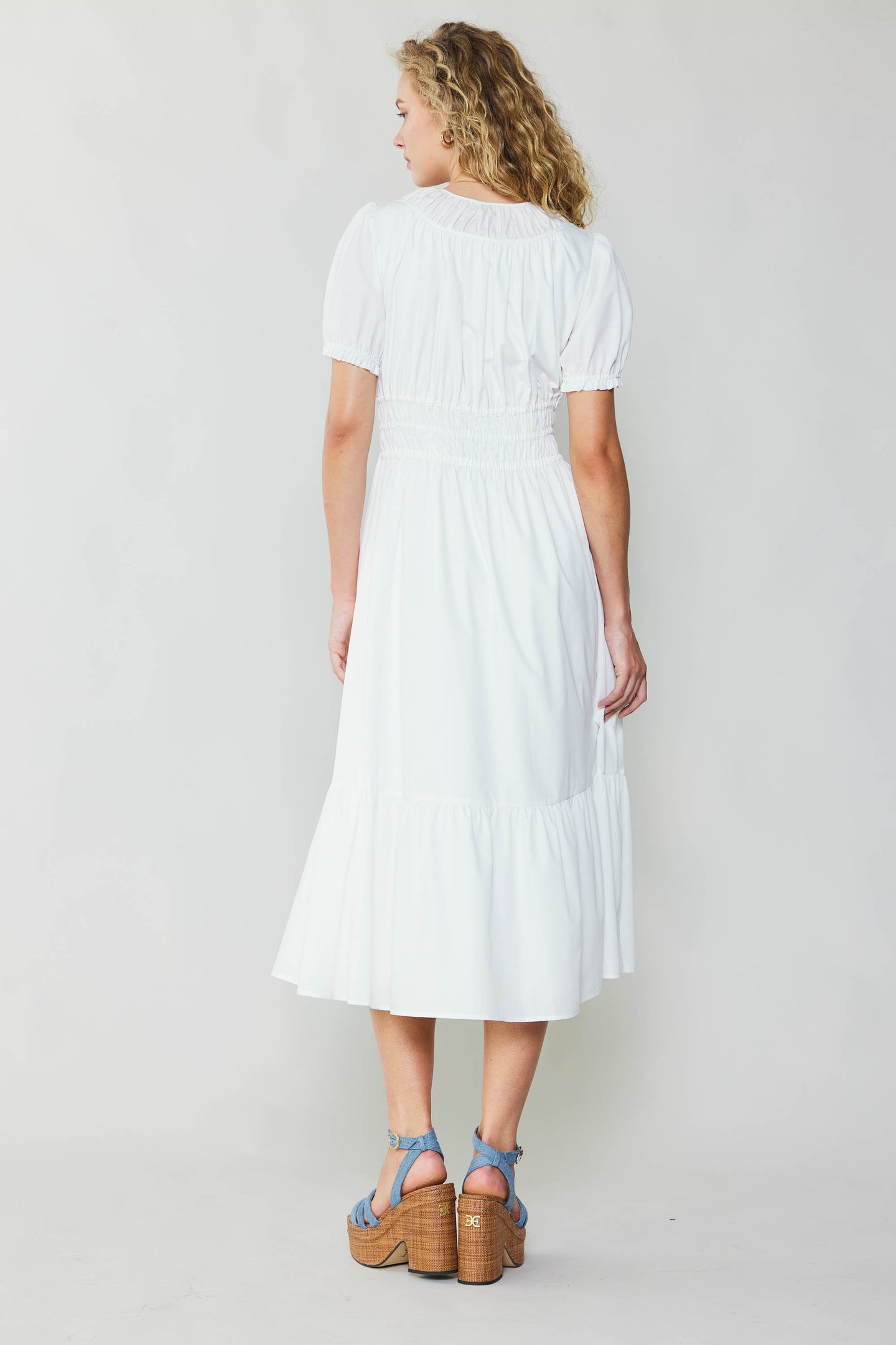 Brooklyn Poplin Midi Dress