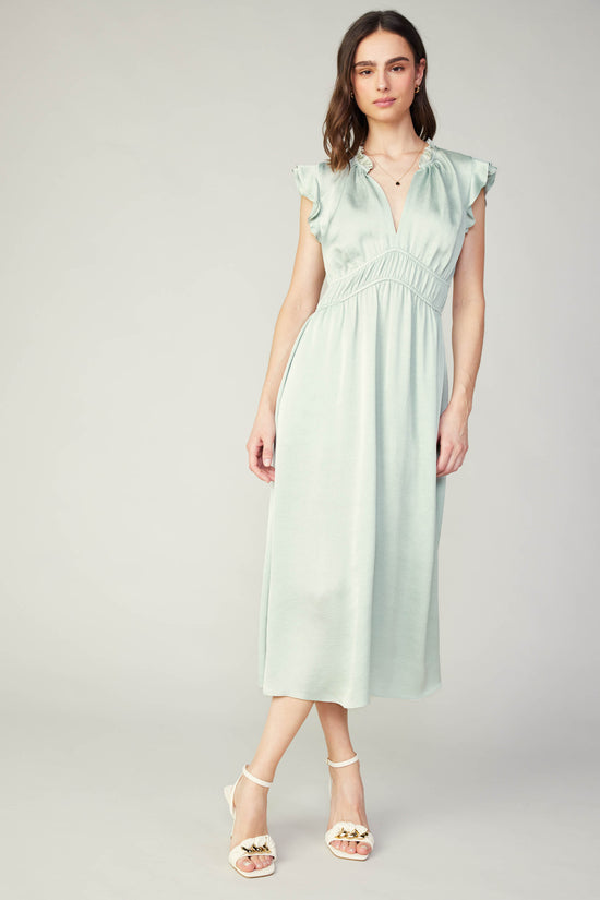 Florence Ruffled Midi Dress
