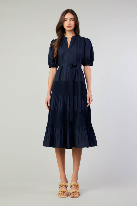 Ilana Pleated Midi Dress