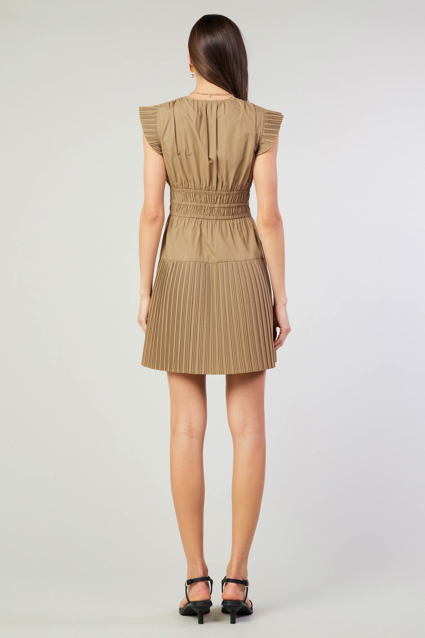 Briene Pleated Mini Dress