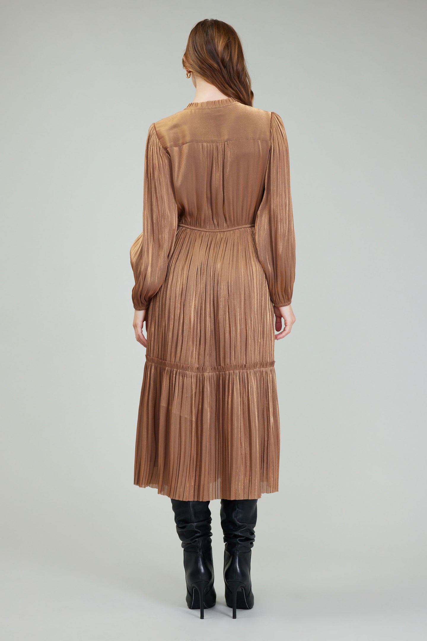 Bristol Pleated Midi Dress