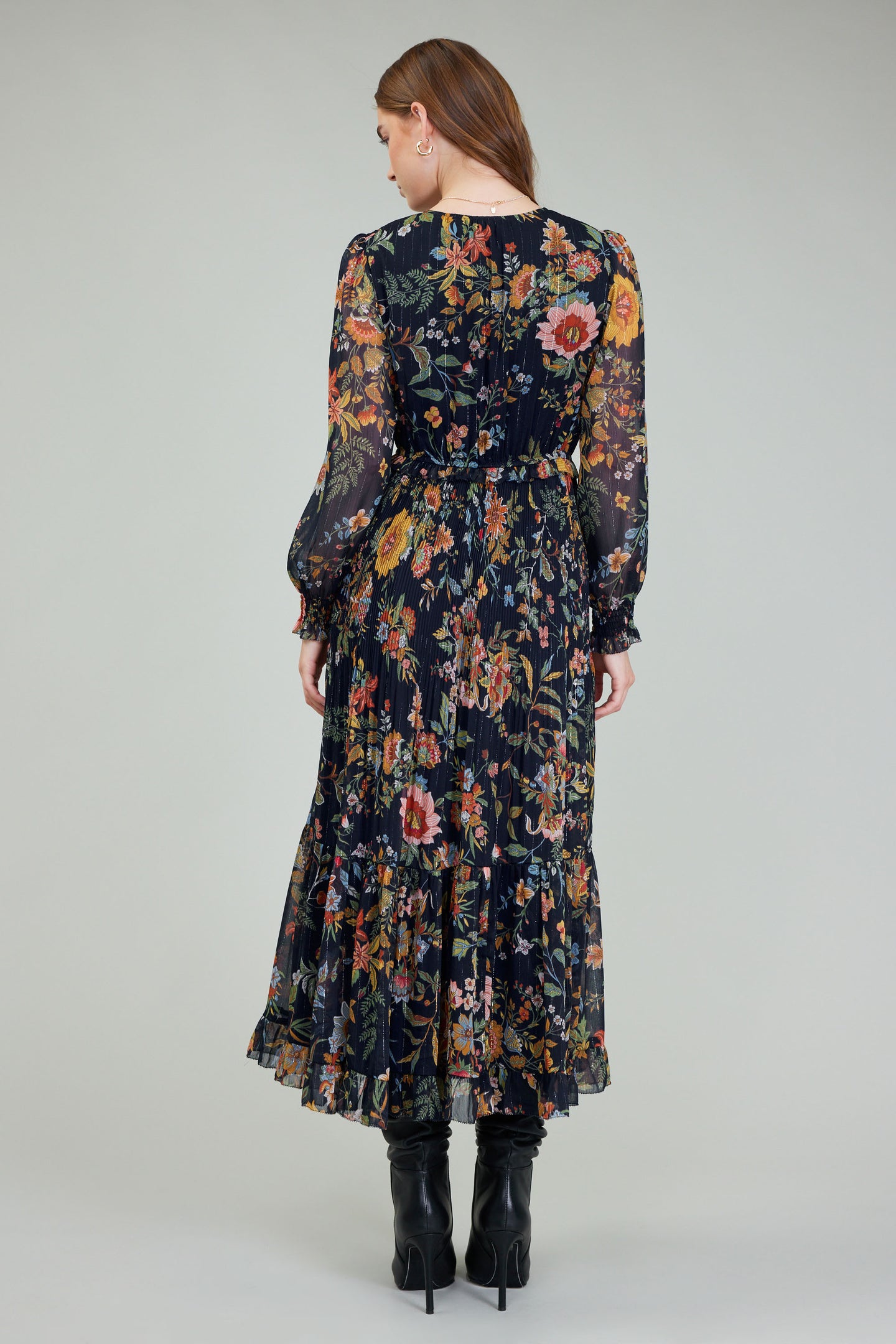 Glimmer Botanical Maxi Dress