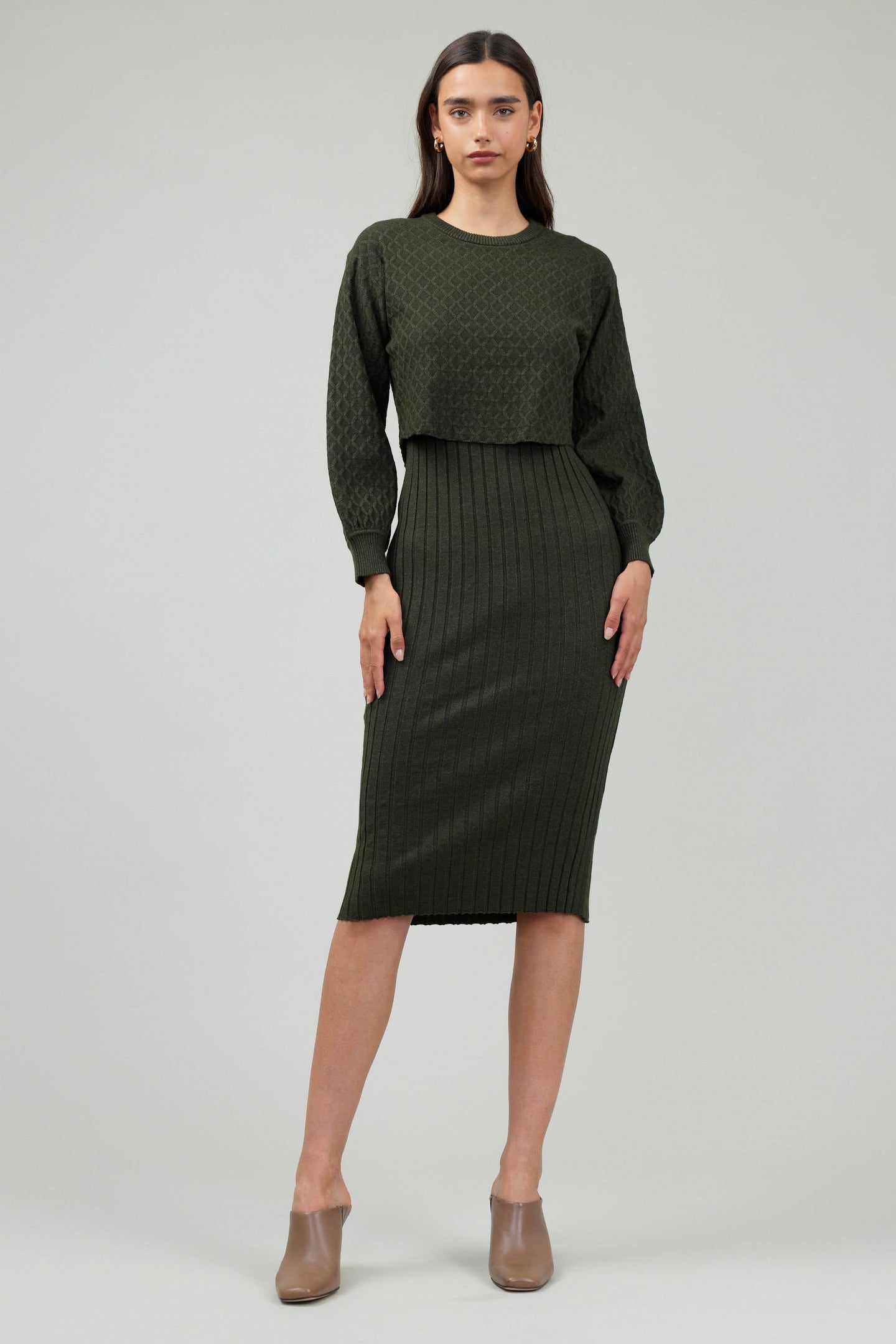 Two Piece Sweater Dress