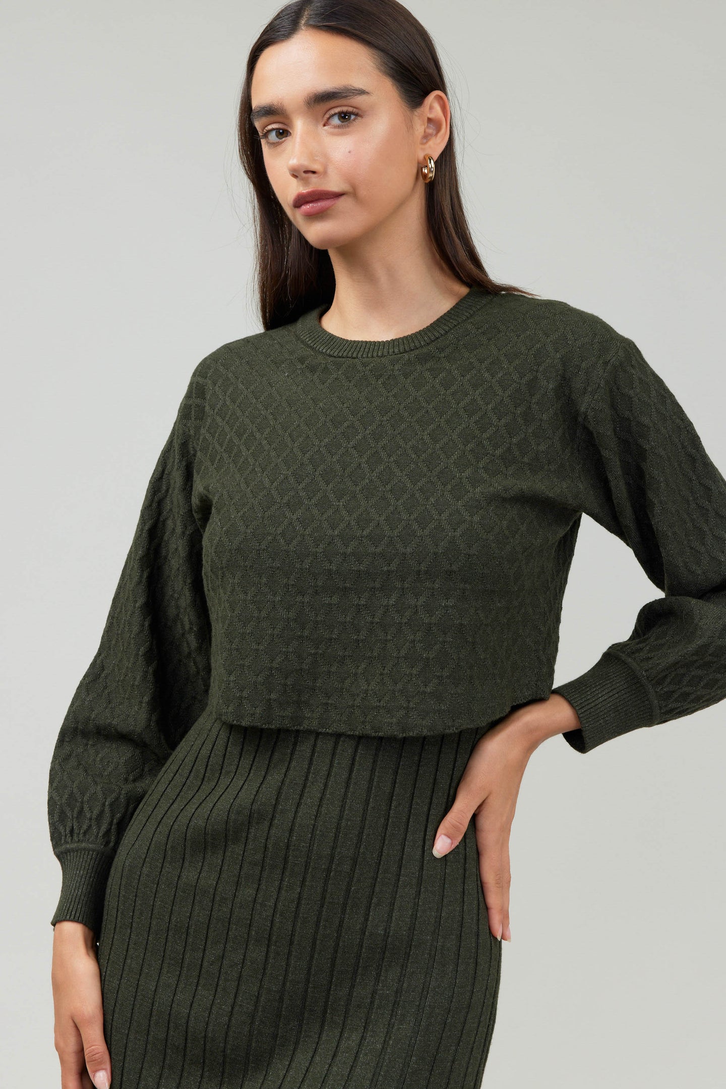 Two Piece Sweater Dress