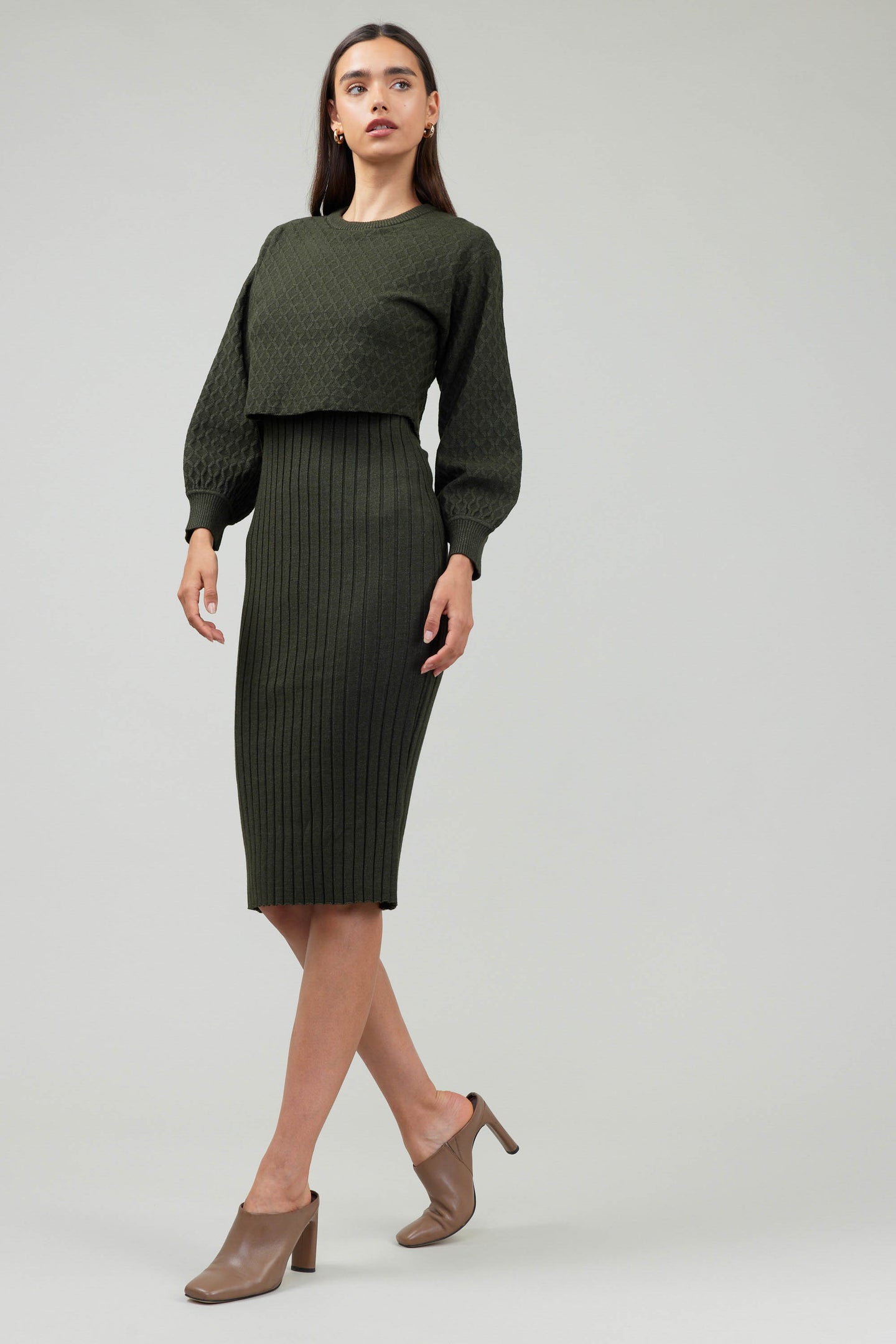 Two Piece Sweater Dress