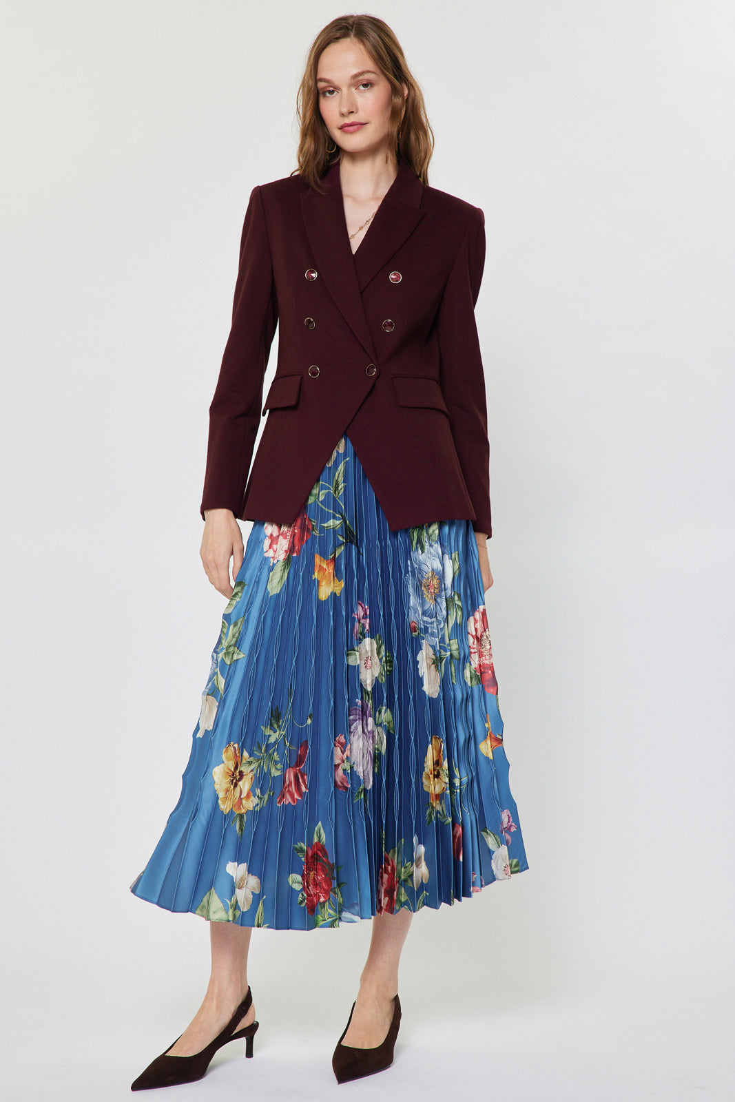 Flowy silhouette skirt & top
