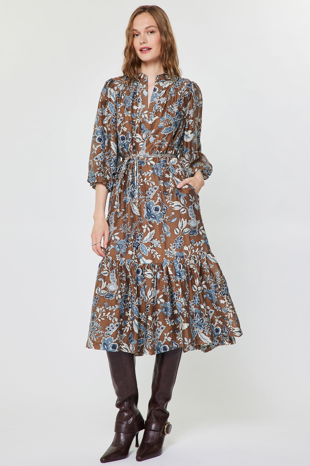 Elegant drape blouse