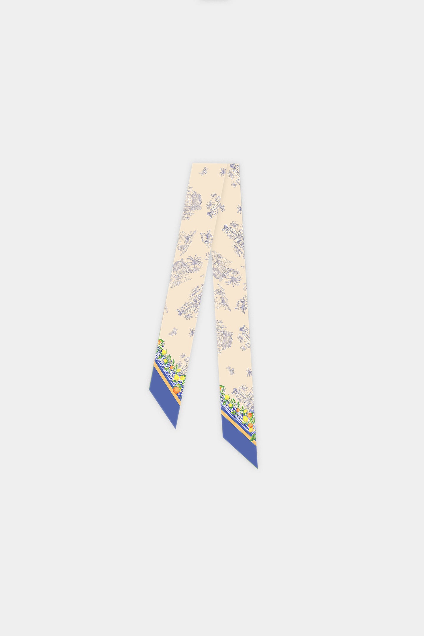 Recycled Signature Print Twilly Scarf