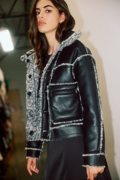 Sleeveless Shearling-Effect Jacket - Ready-to-Wear 1AAKG9