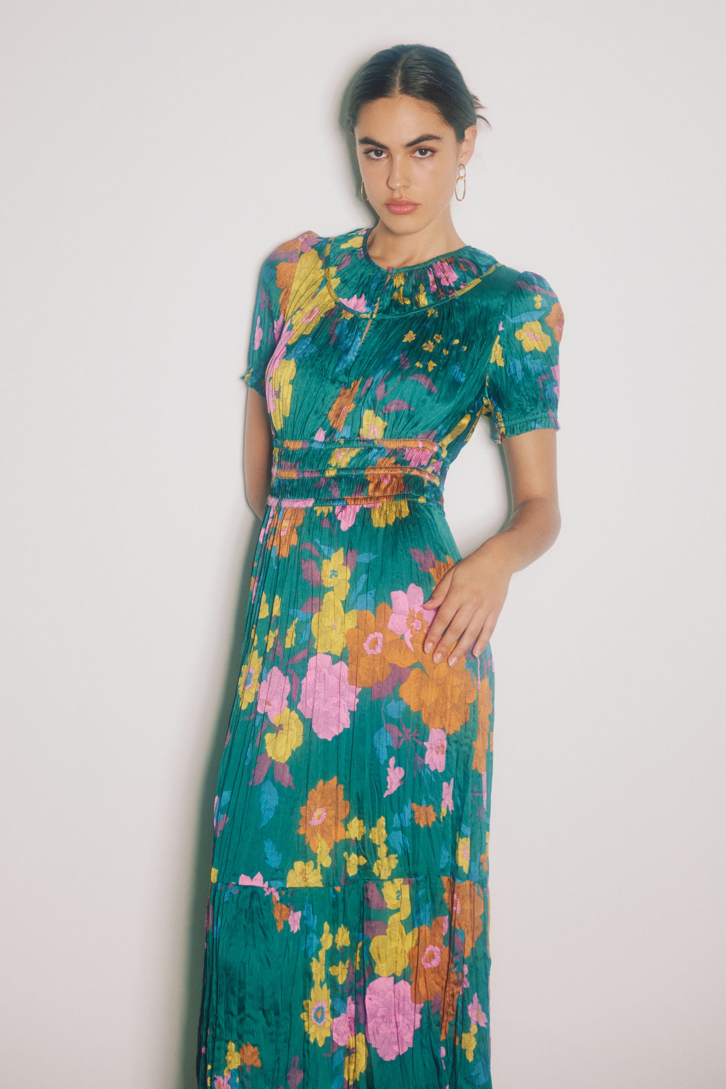 Brooklyn Floral Midi Dress – CURRENT AIR