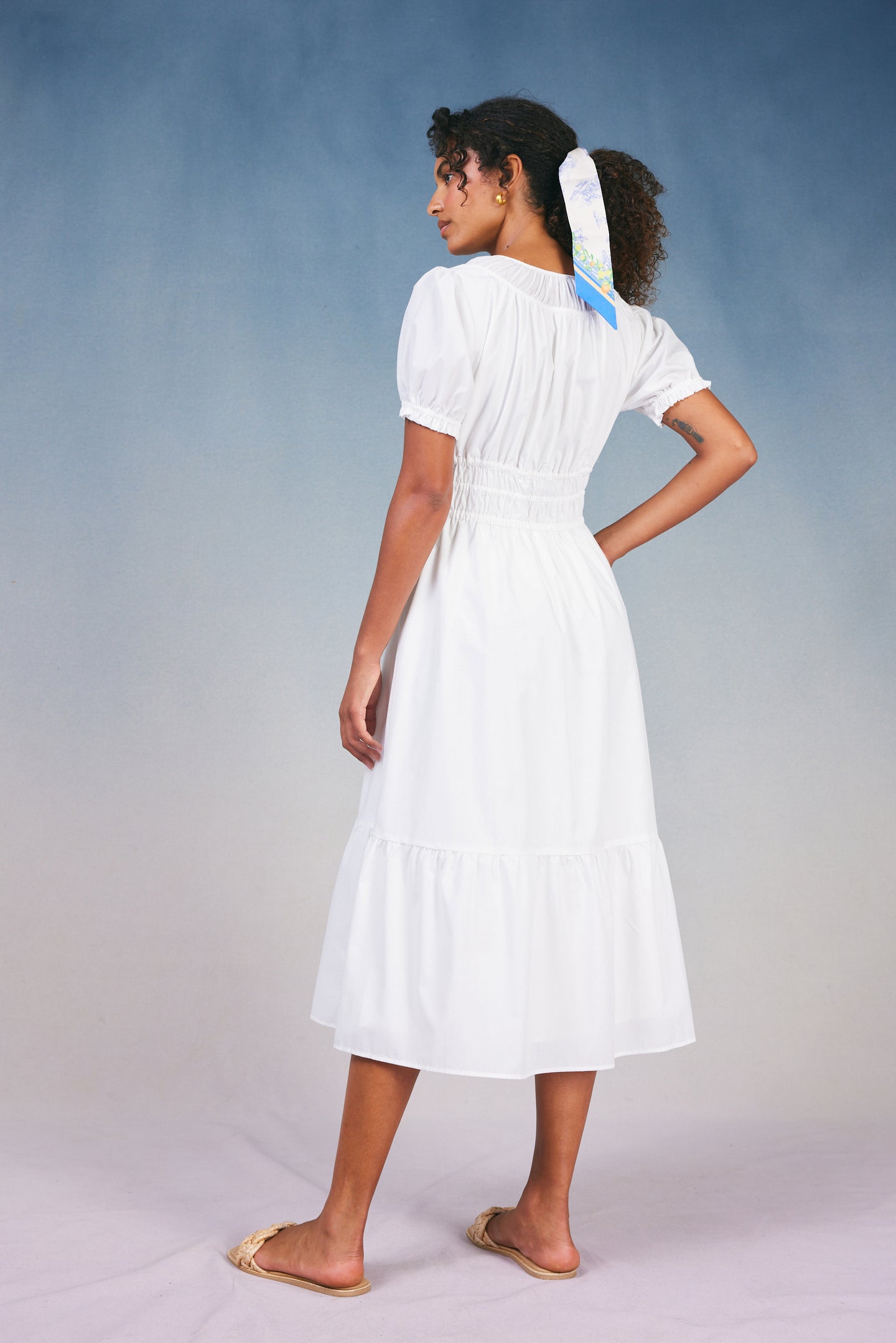 Brooklyn Poplin Midi Dress