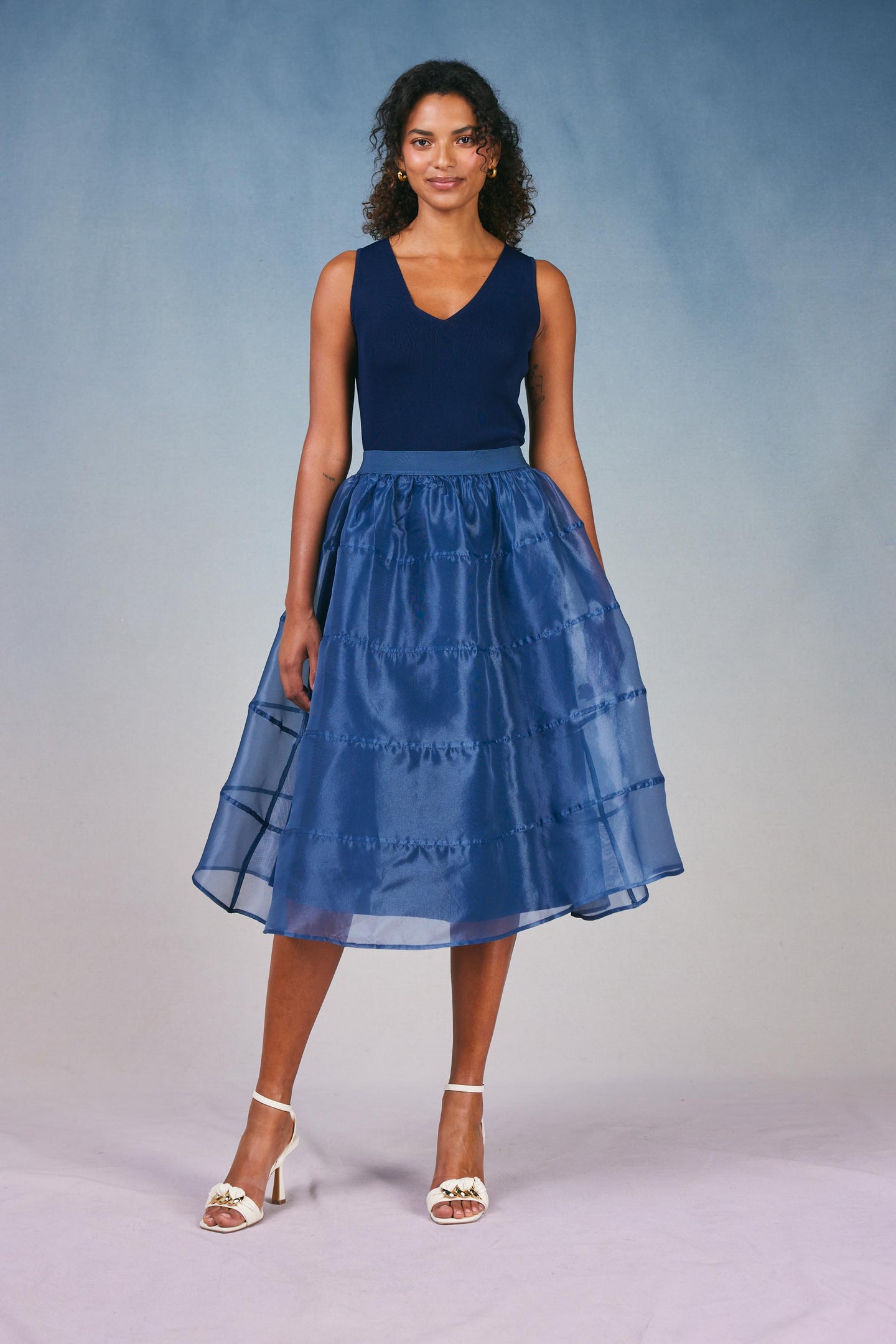 Lined Organza Skirt