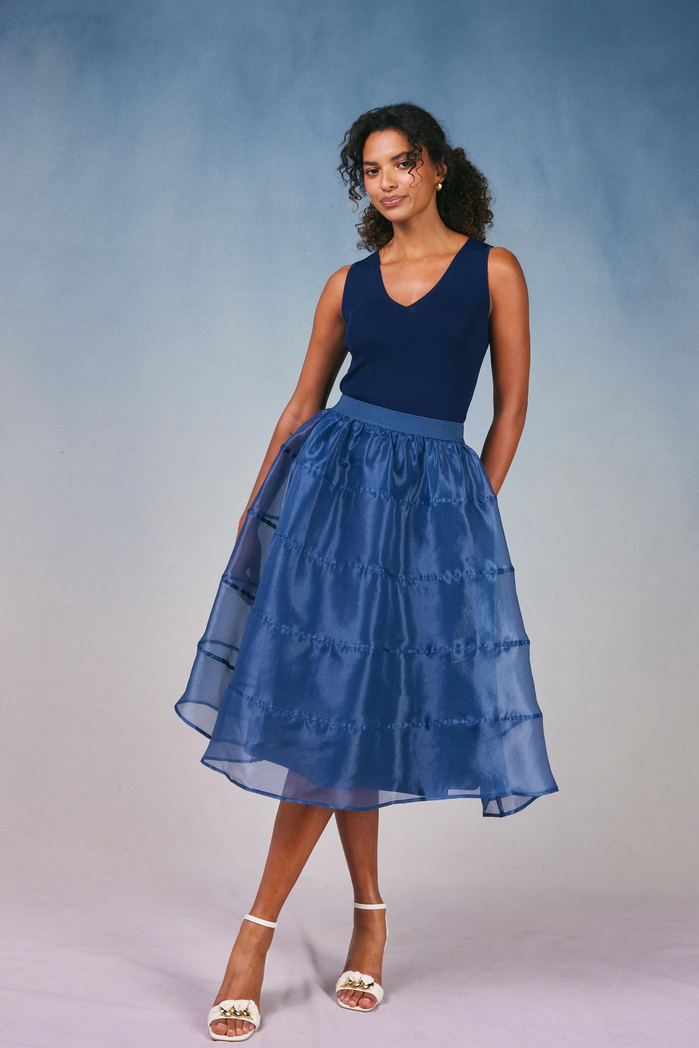 Lined Organza Skirt