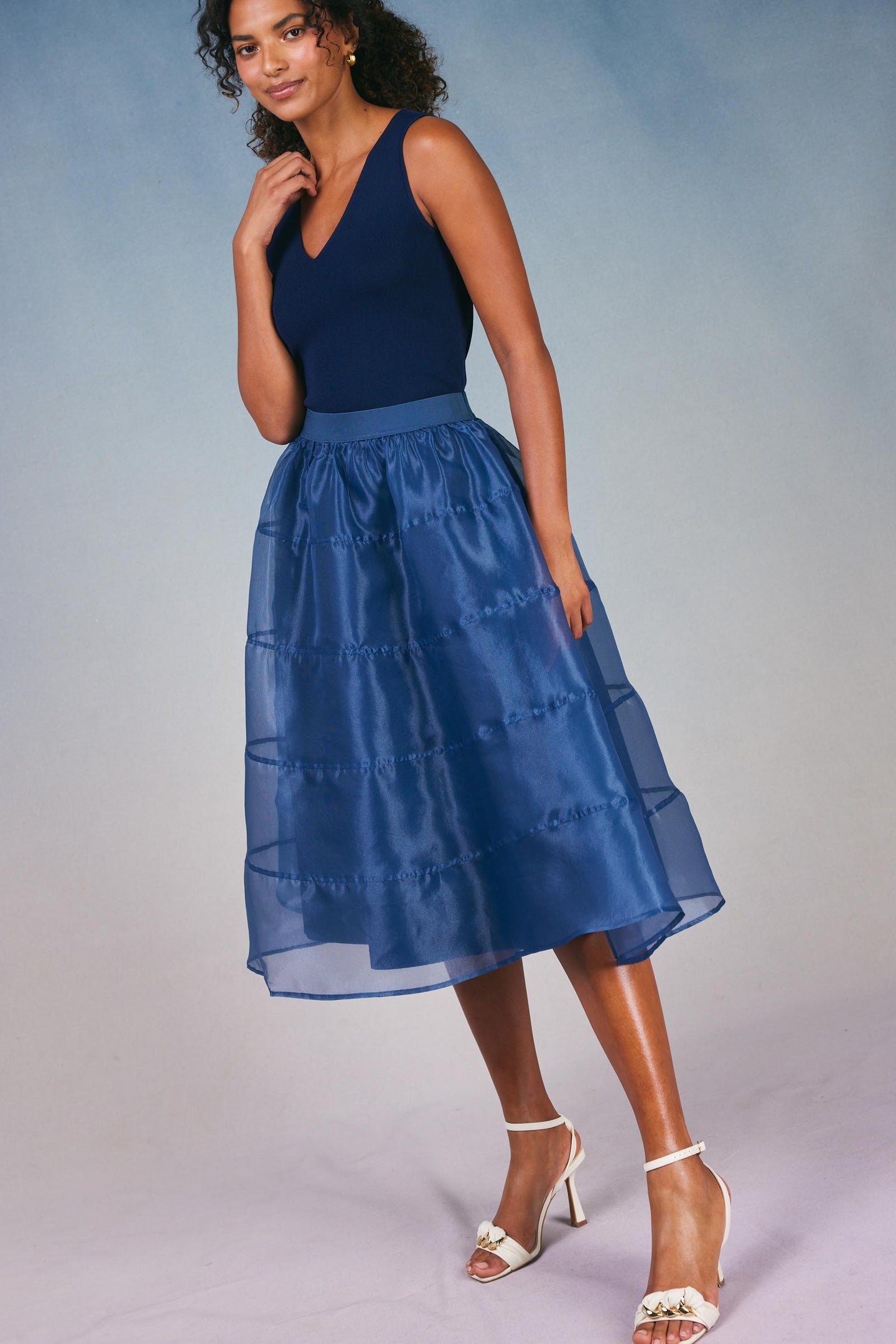 Lined Organza Skirt