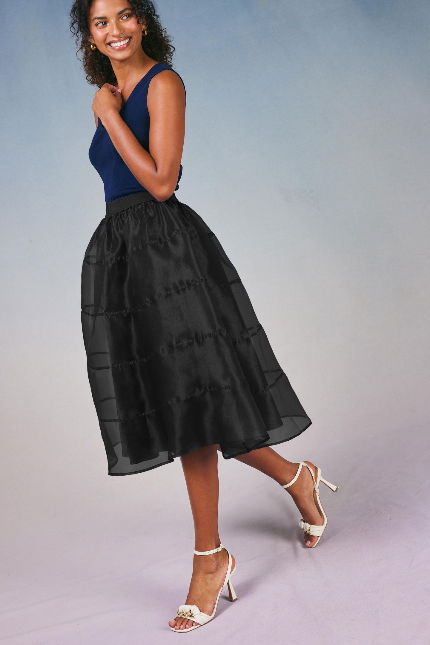 Lined Organza Skirt