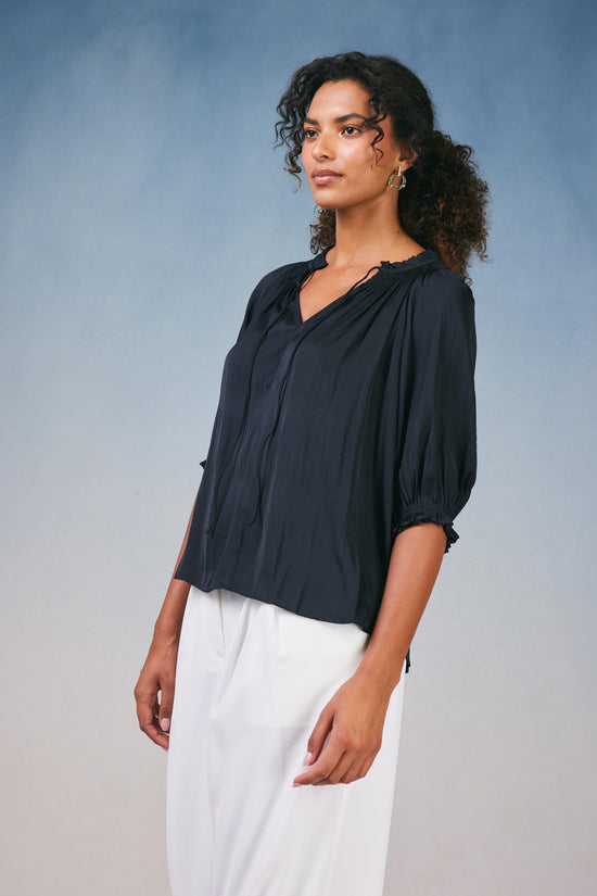 Angelica Pleated Blouse