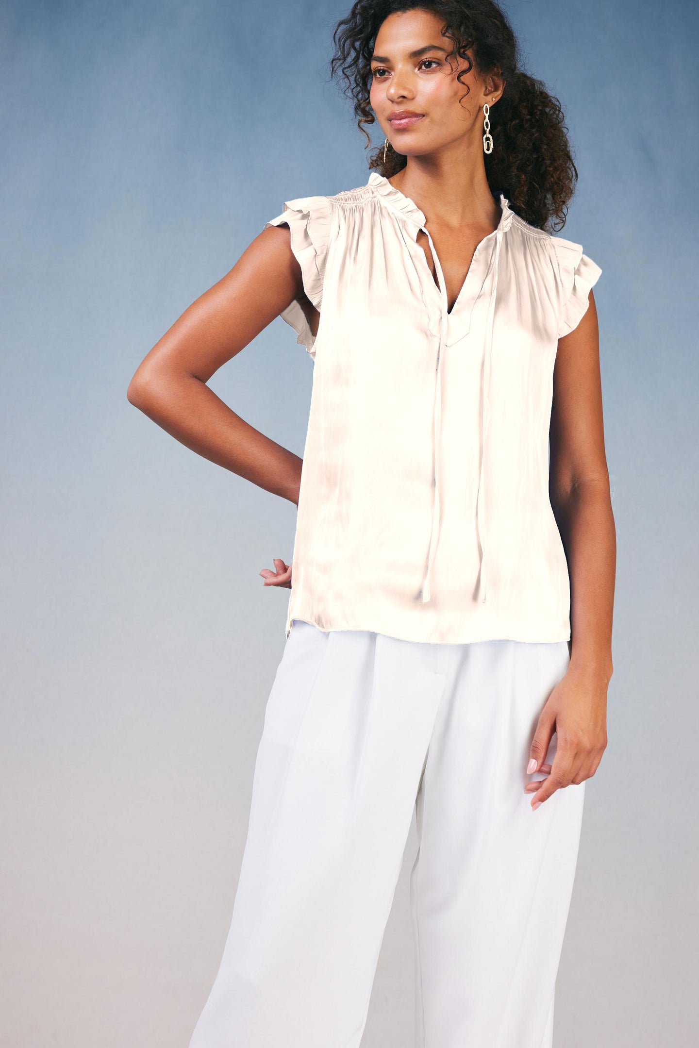 Rear Yoke Blouse