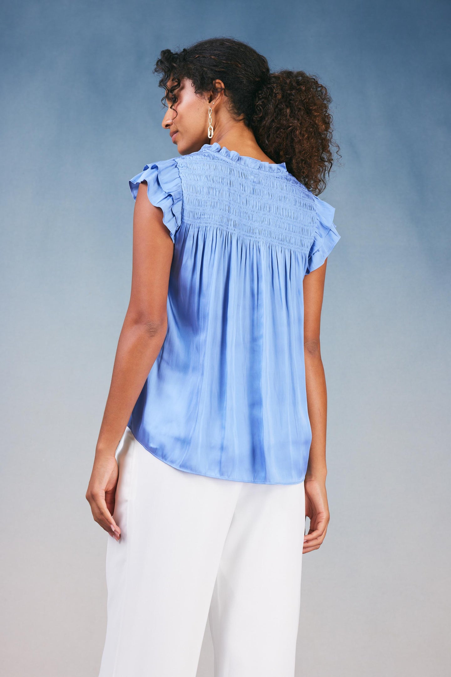 Rear Yoke Blouse