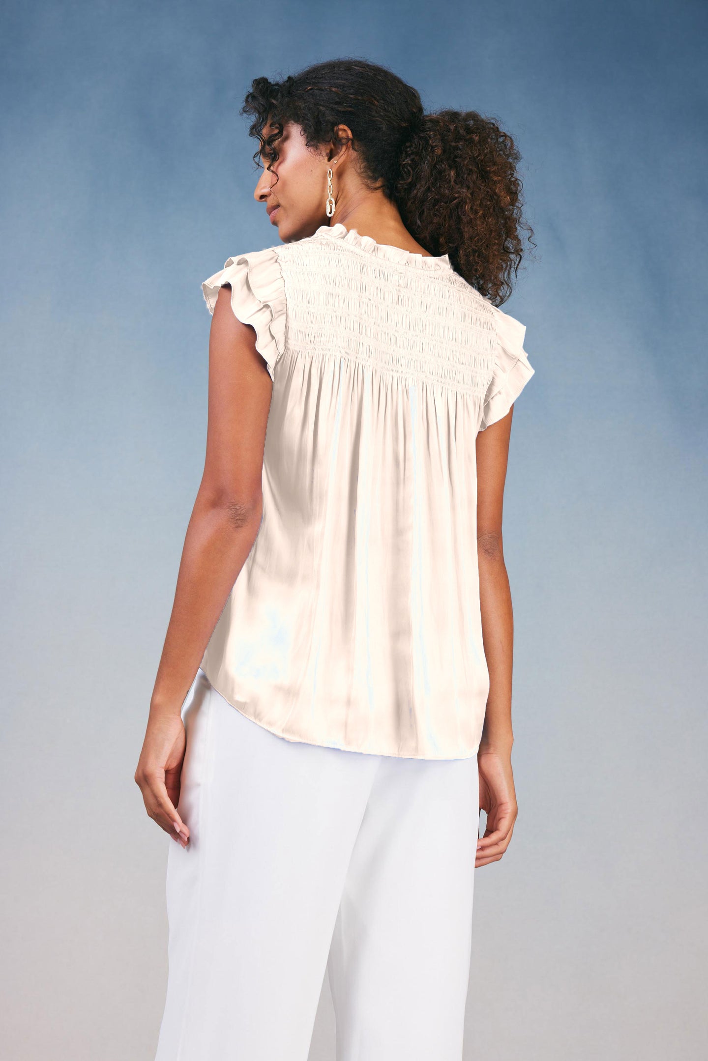 Rear Yoke Blouse