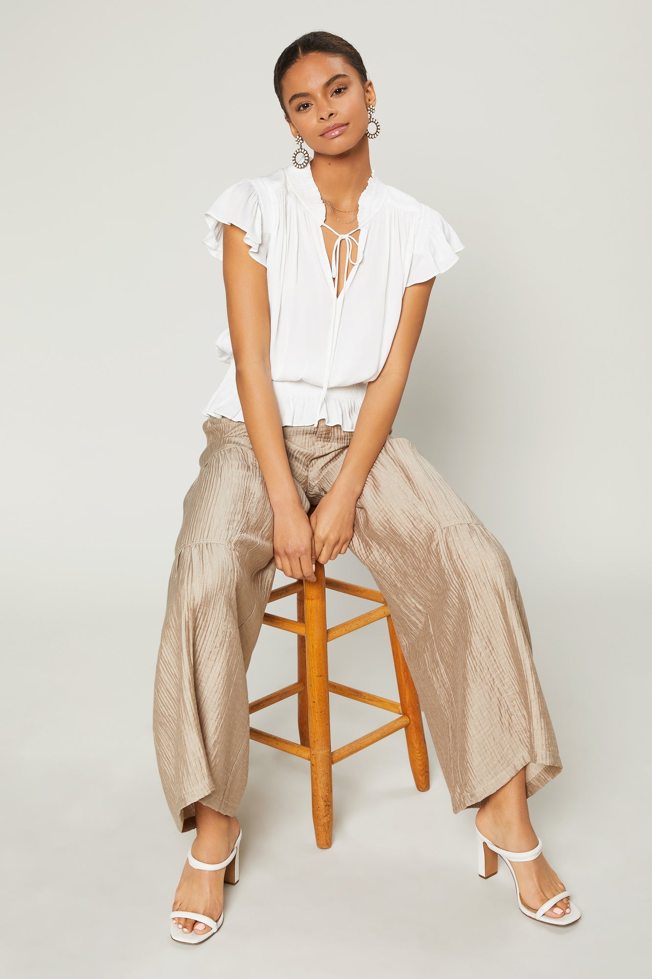 Tiered Wide Leg Pants – CURRENT AIR