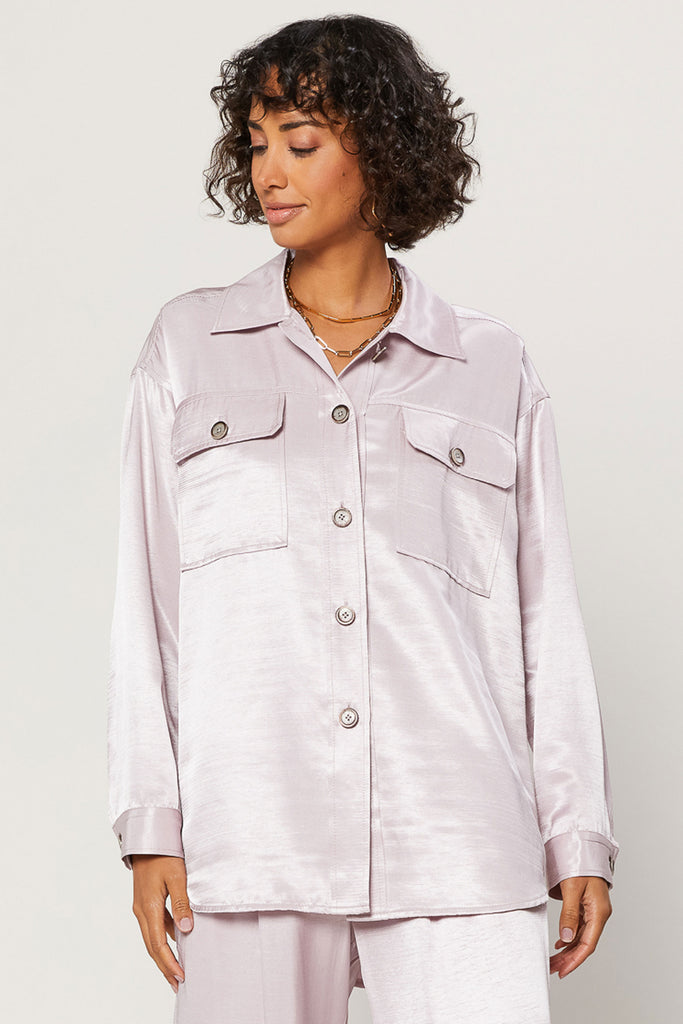 Oversized Button Down Top