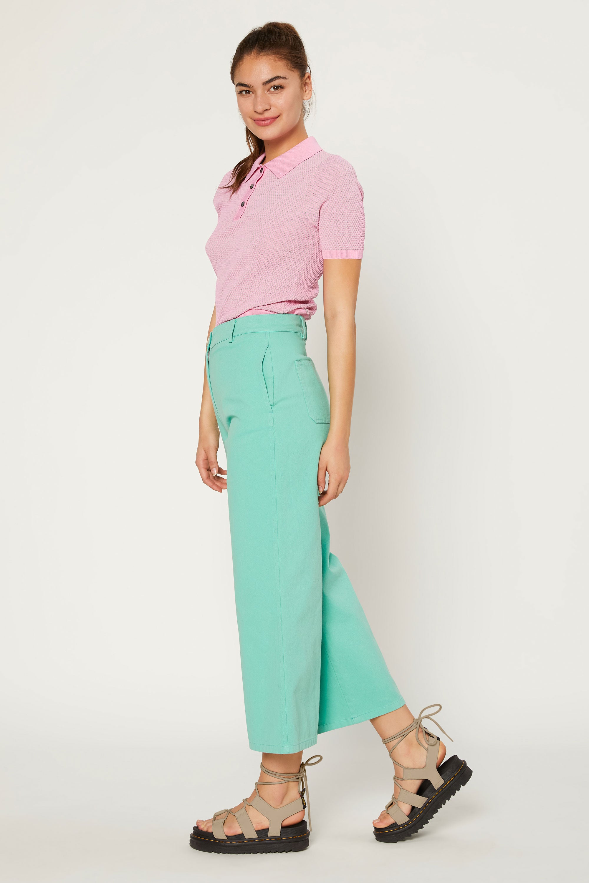 High Waist Wide Leg Pants – CURRENT AIR